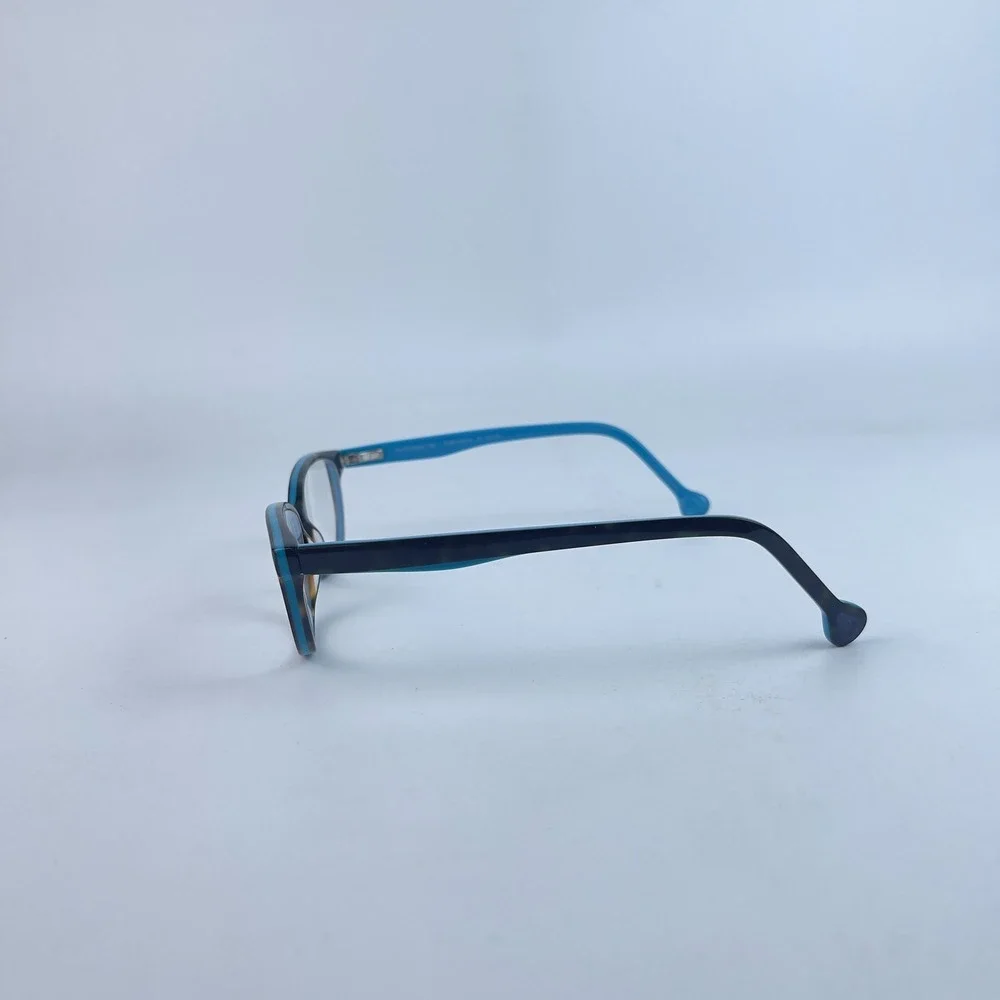 Lisa Loeb Hurricane 162 Women Eyeglasses Frame Aqua Full‎ Rim 51-16-135